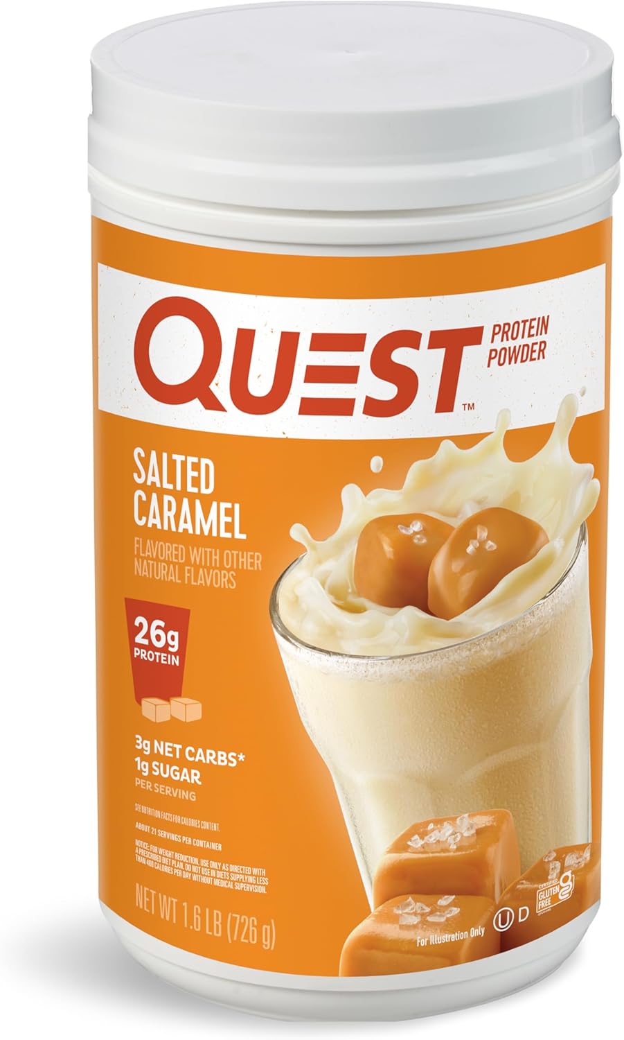 Quest Salted Caramel Protein Powder: Delicious Low Carb Shake