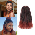 Micro Twist Crochet Hair Bob 12in Ombre Red - Pre-twisted Mini Passion