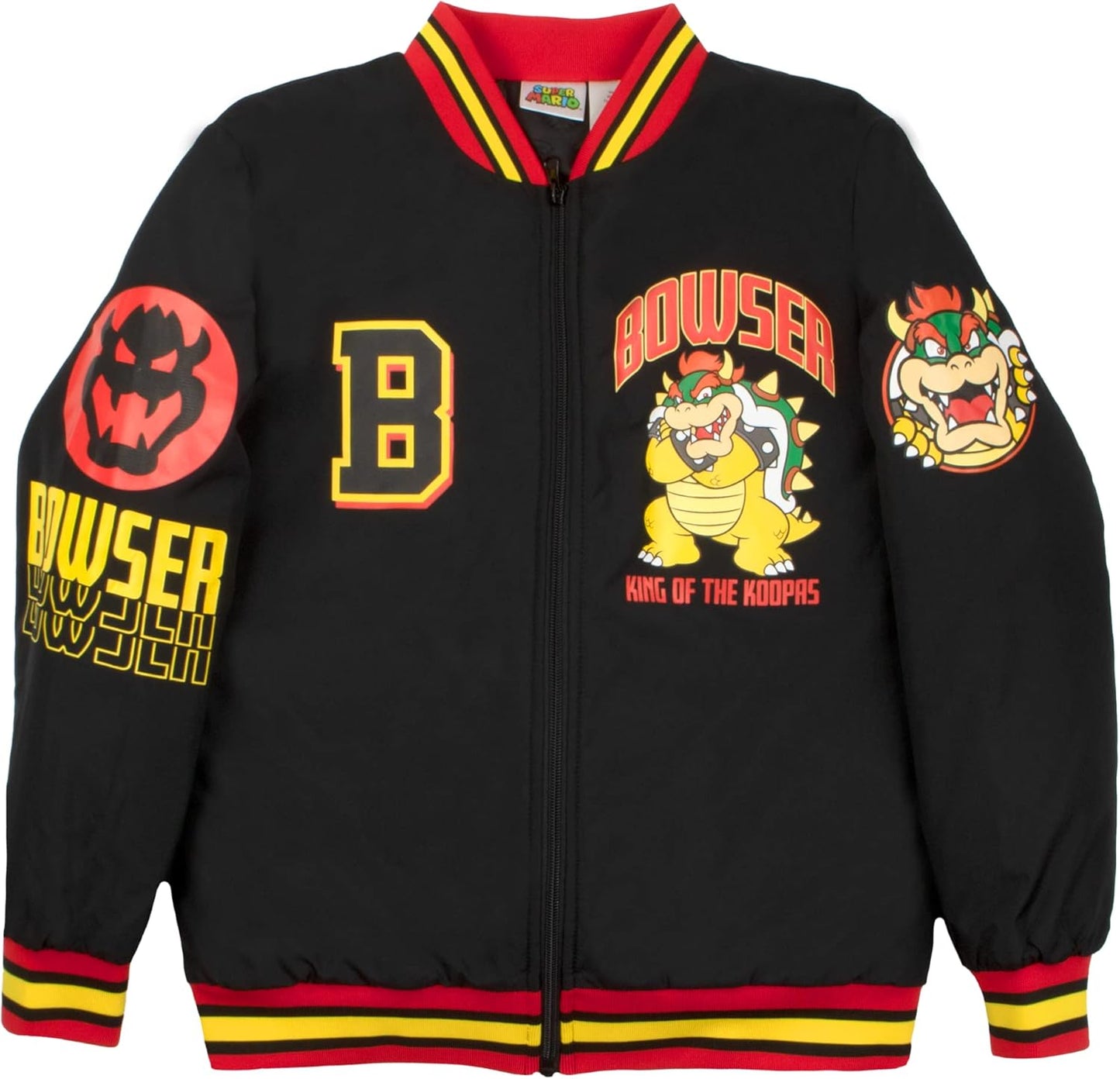 Super Mario Bomber Jacket for Boys - Fun and Stylish Wear
