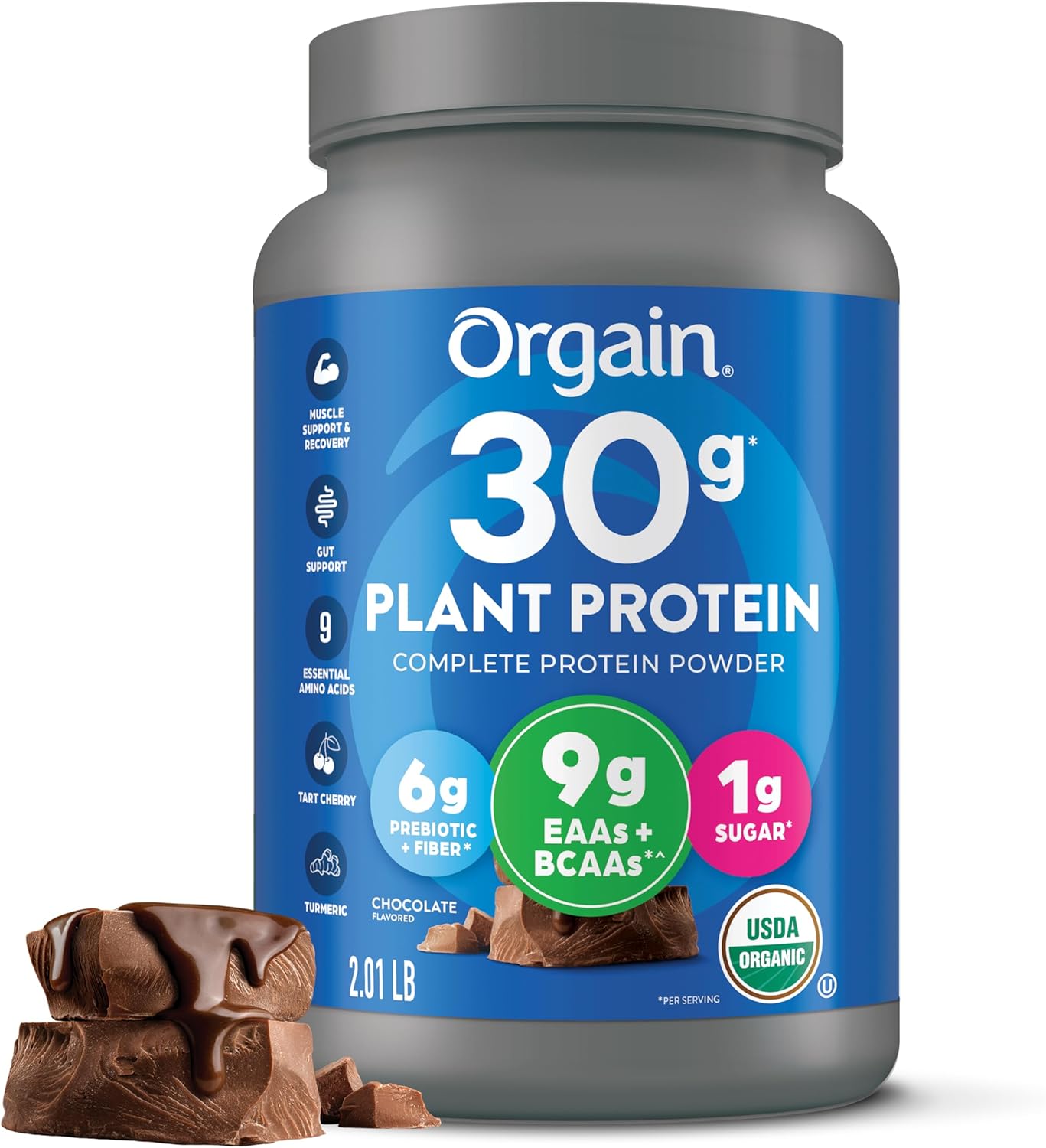 Orgain Organic Vegan Protein Powder for Muscle Support and Recovery
