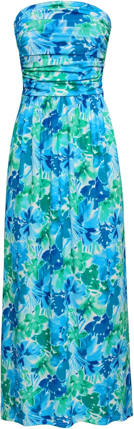 Stylish Strapless Maxi Dress with Pockets for Every Occasion