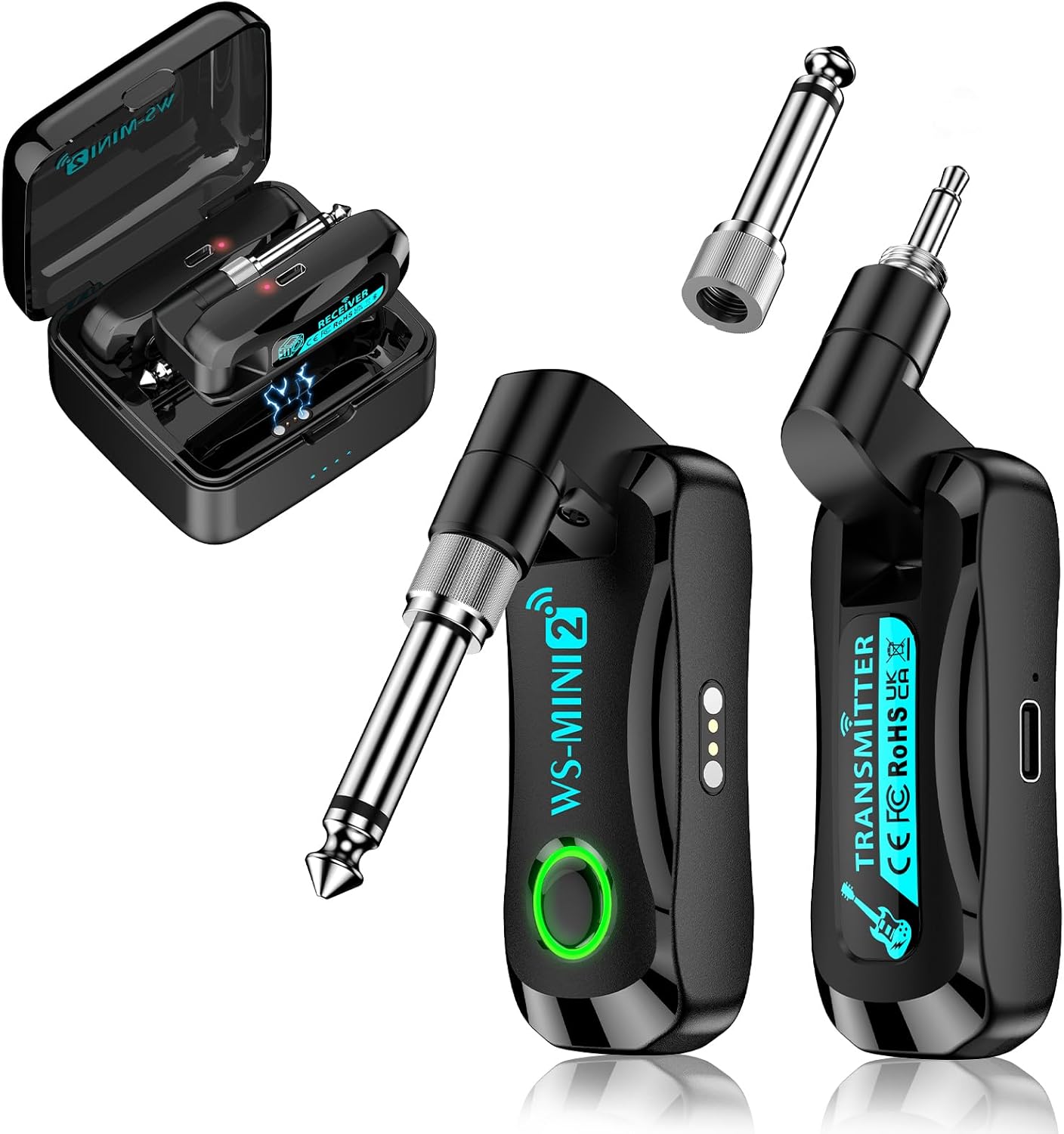 Wireless Guitar System with Charging Case - BEEONE - Ultimate Freedom!