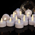 Tea Lights Flameless Battery Operated Candles 150 Pack - Warm White