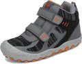 Children's Ankle Hiking Boots - Breathable PU Leather Kids Trekking