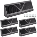 4 Pack 15 in Baseboard Register Vent Covers - Adjustable Air Control