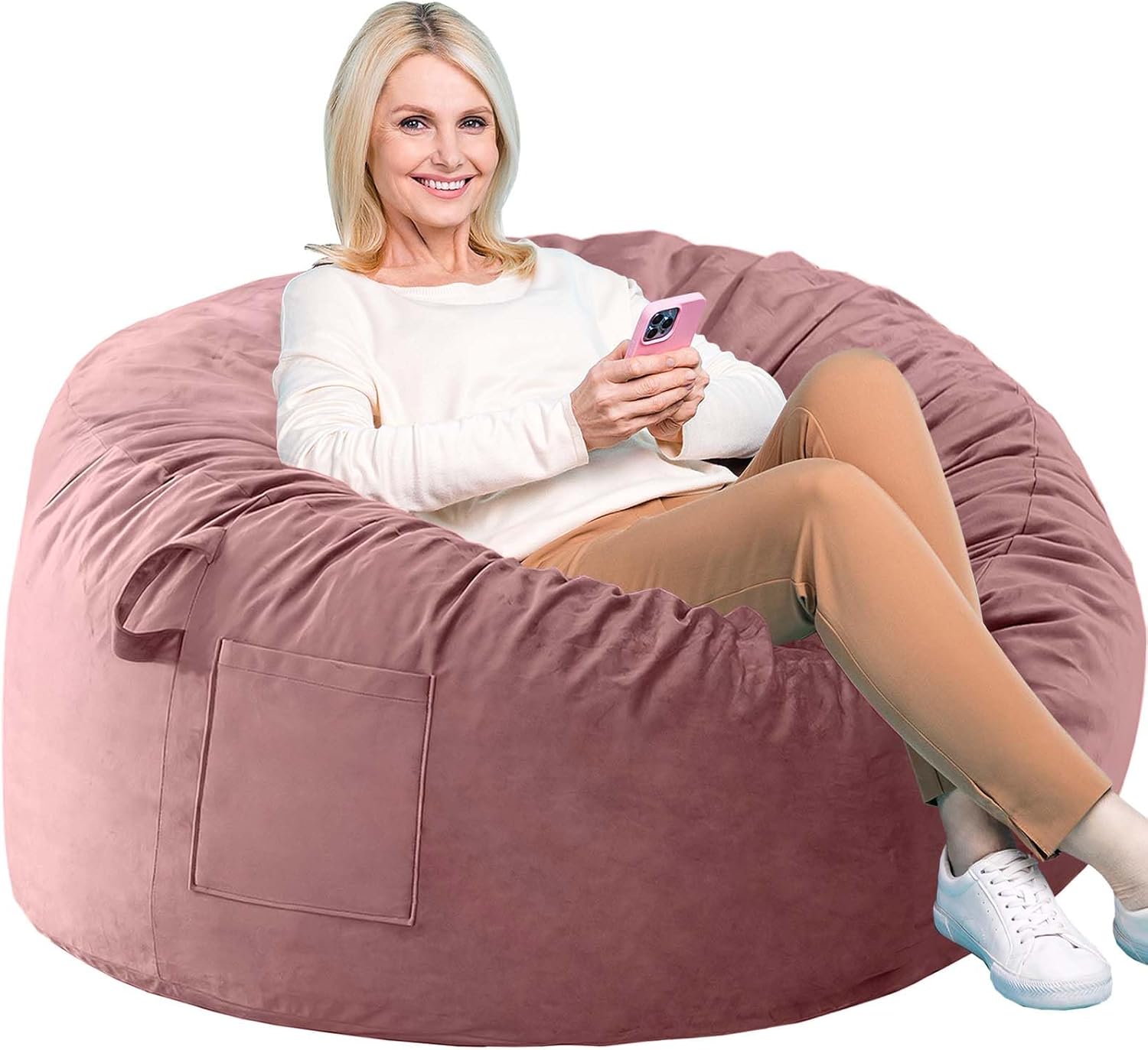 Memory Foam Stuffing Bean Bag Chair for All Ages and Uses