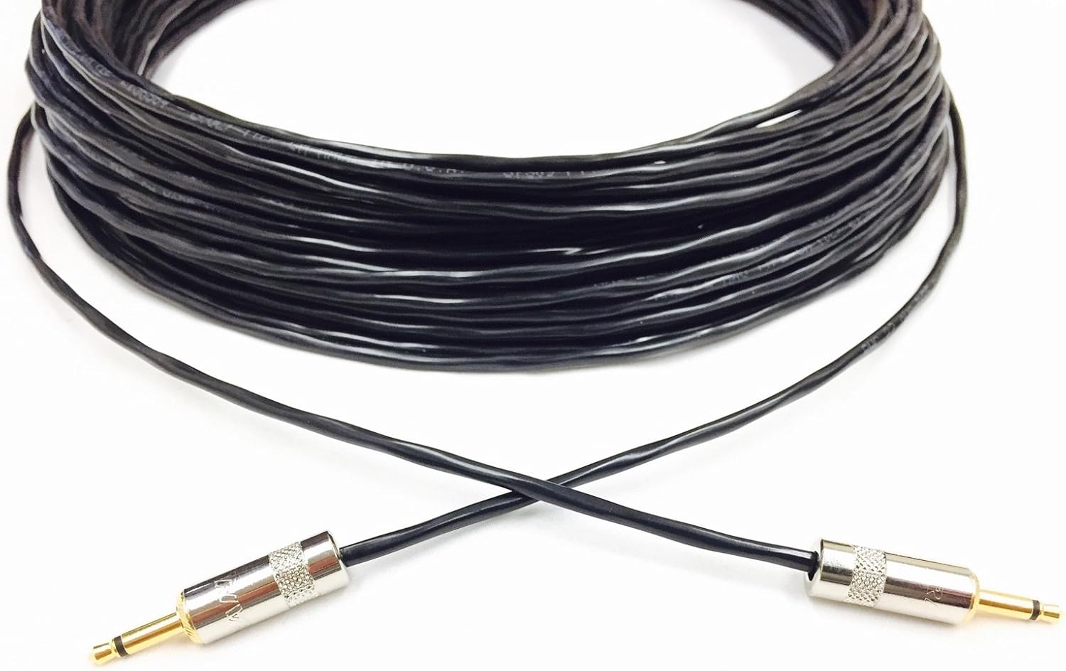 150 Foot 3.5mm Mono Male to Male Cable for Quality Sound
