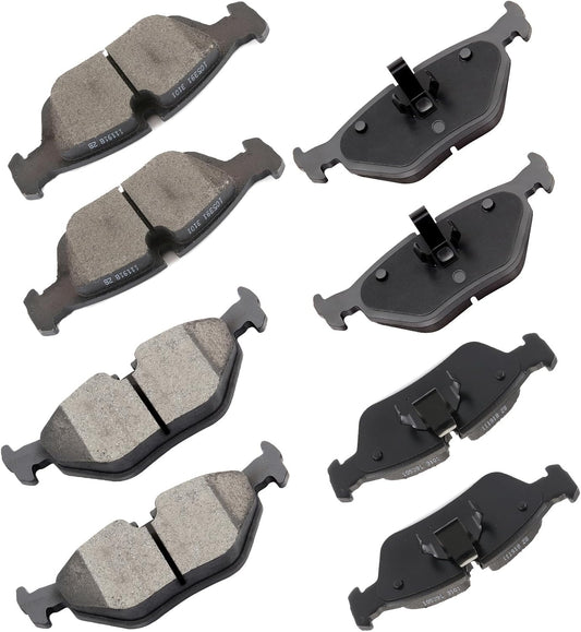 cciyu D781 D763 Front Rear Ceramic Brake Pads Kits for BMW