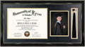GraduationMall 11x22 Black Diploma Frame with Tassel Holder - Classic