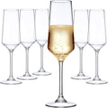 Amazing Abby Stella 8-Ounce Unbreakable Tritan Champagne Flutes