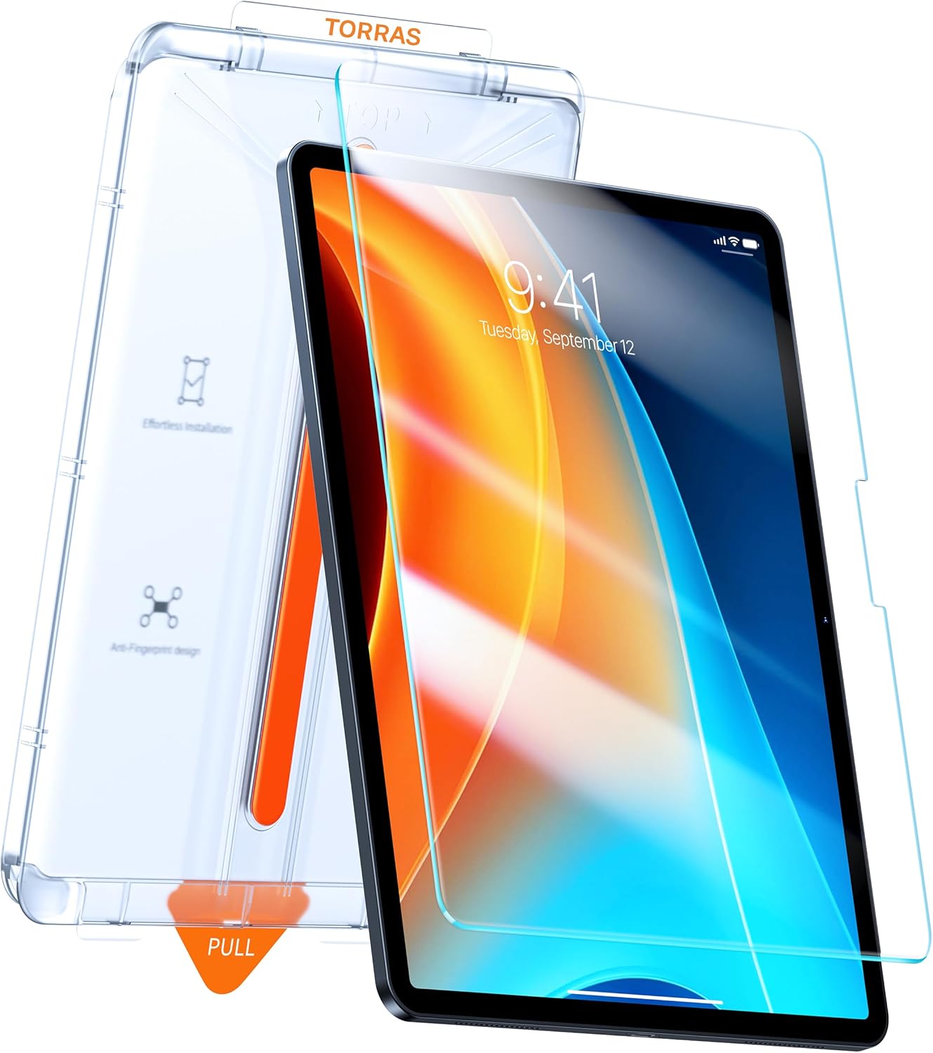 TORRAS iPad Pro 11 Inch Screen Protector - Military Grade 9H+ Glass
