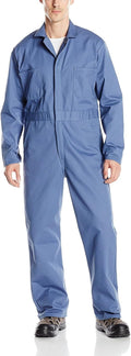 Red Kap Mens Snap Front Cotton Coverall Oversized Fit - Durable