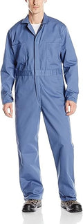Red Kap Men's Cotton Snap Front Coverall, Oversized Fit