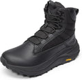 Men's Wide Toe Box Tactical Leather Boots - Low Drop Zipper