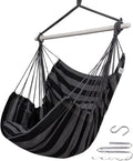 Hammock Chair Hanging Chair Swing Large Indoor with Spreader Bar