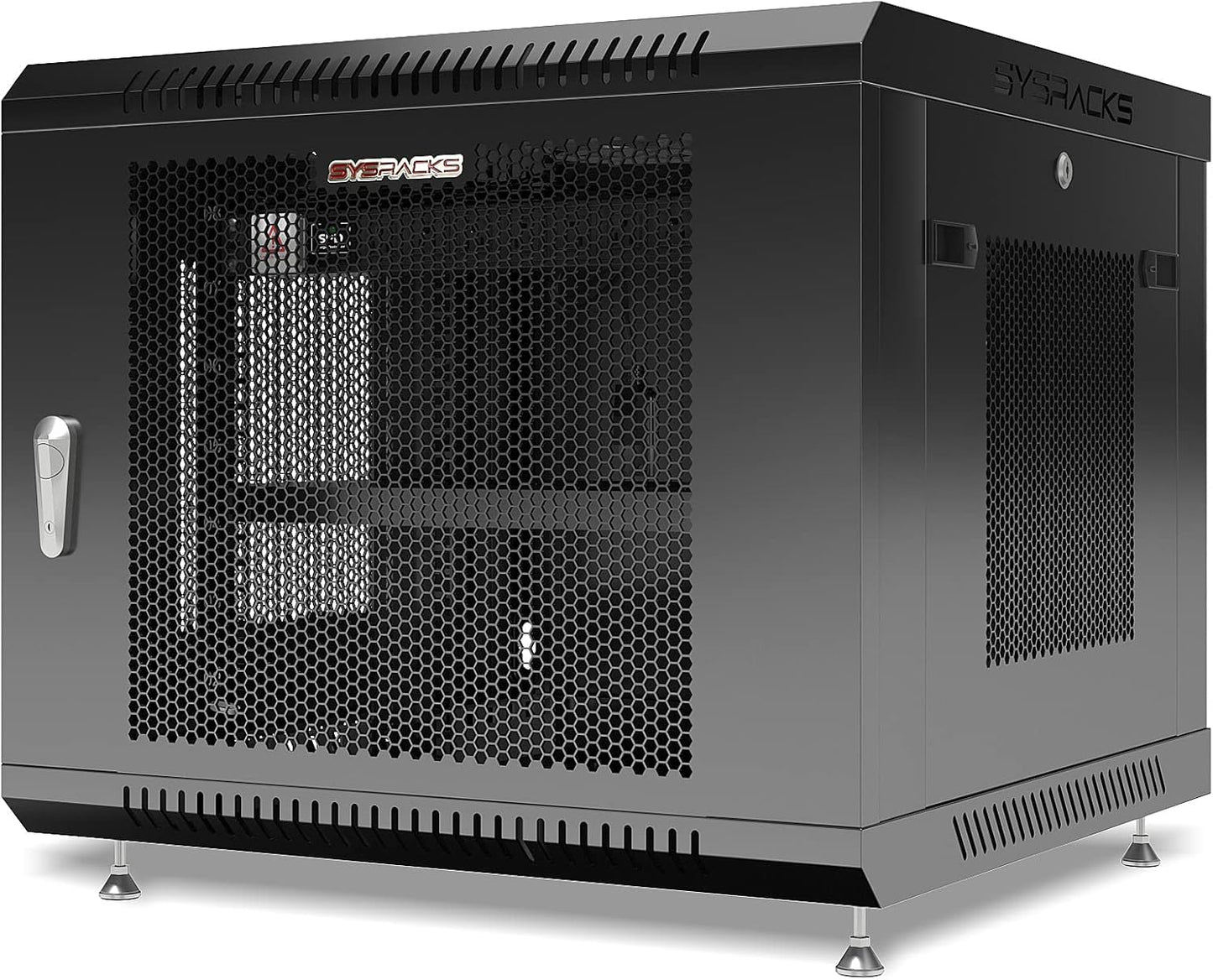 Sysracks Wall Mount Server Rack - 9U Locking Network Cabinet
