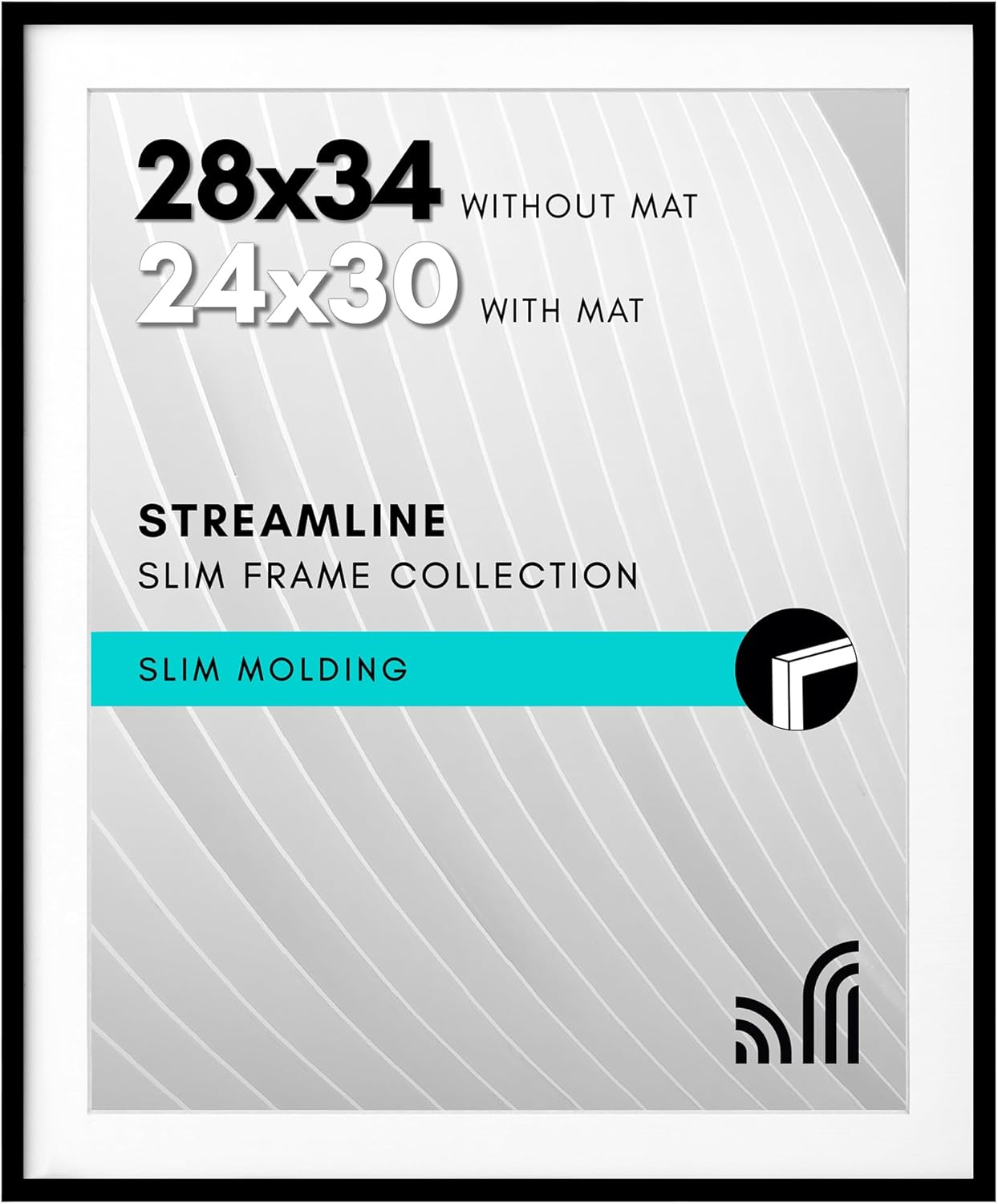 28x34 Picture Frame with Polished Plexiglass for Timeless Memories