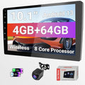 10.1 in HD Carplay Screen for Car Stereo - Smooth Android 13