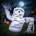 Dawdix 5.2FT Halloween Inflatable Groundbreaker Mummy - Built-in LEDs