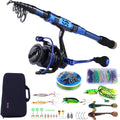 Sougayilang Telescopic Fishing Rod and Reel Set - Complete Portable