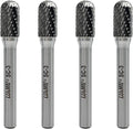 Tungsten Carbide Burr Cylinder Shape SC-3 with Radius End - Durable