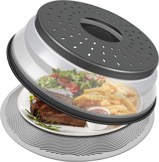 10 Inch Microwave Food Cover - Splatter Guard & More!