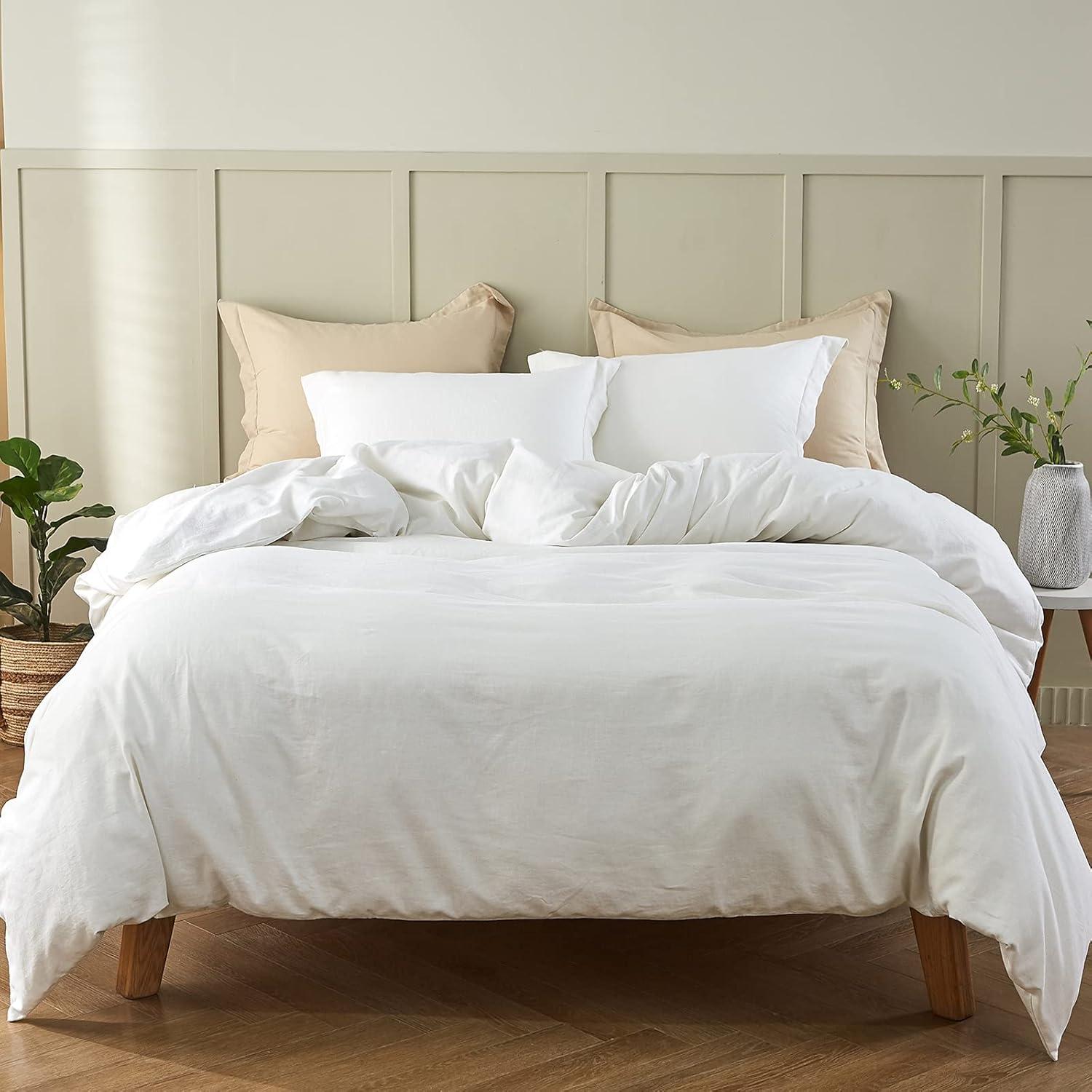 Simple&Opulence French Linen Duvet Cover Set for Cozy Bedrooms
