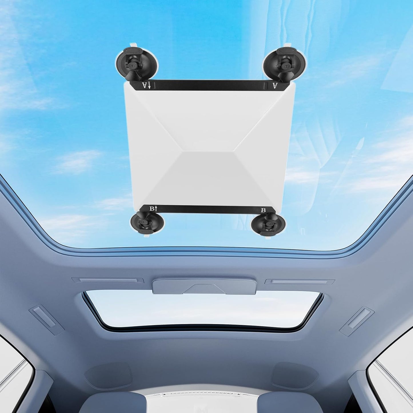 Starlink Mini Suction Cup Mount for Secure Car Use and Travel