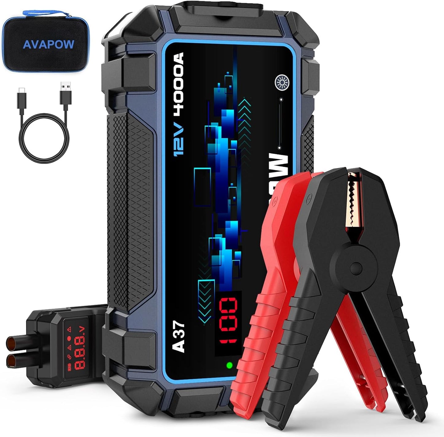 AVAPOW 4000A Peak Jump Starter: Start Any Engine With Ease