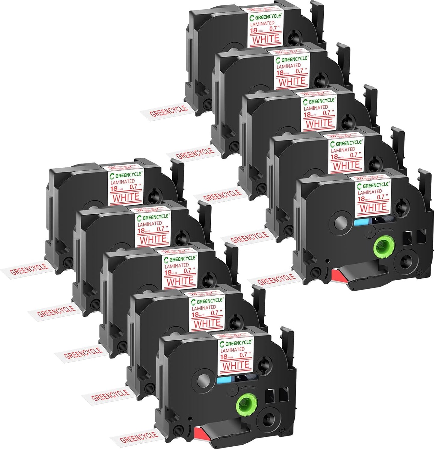 GREENCYCLE Compatible TZe-242 Label Tape for Organizing Needs