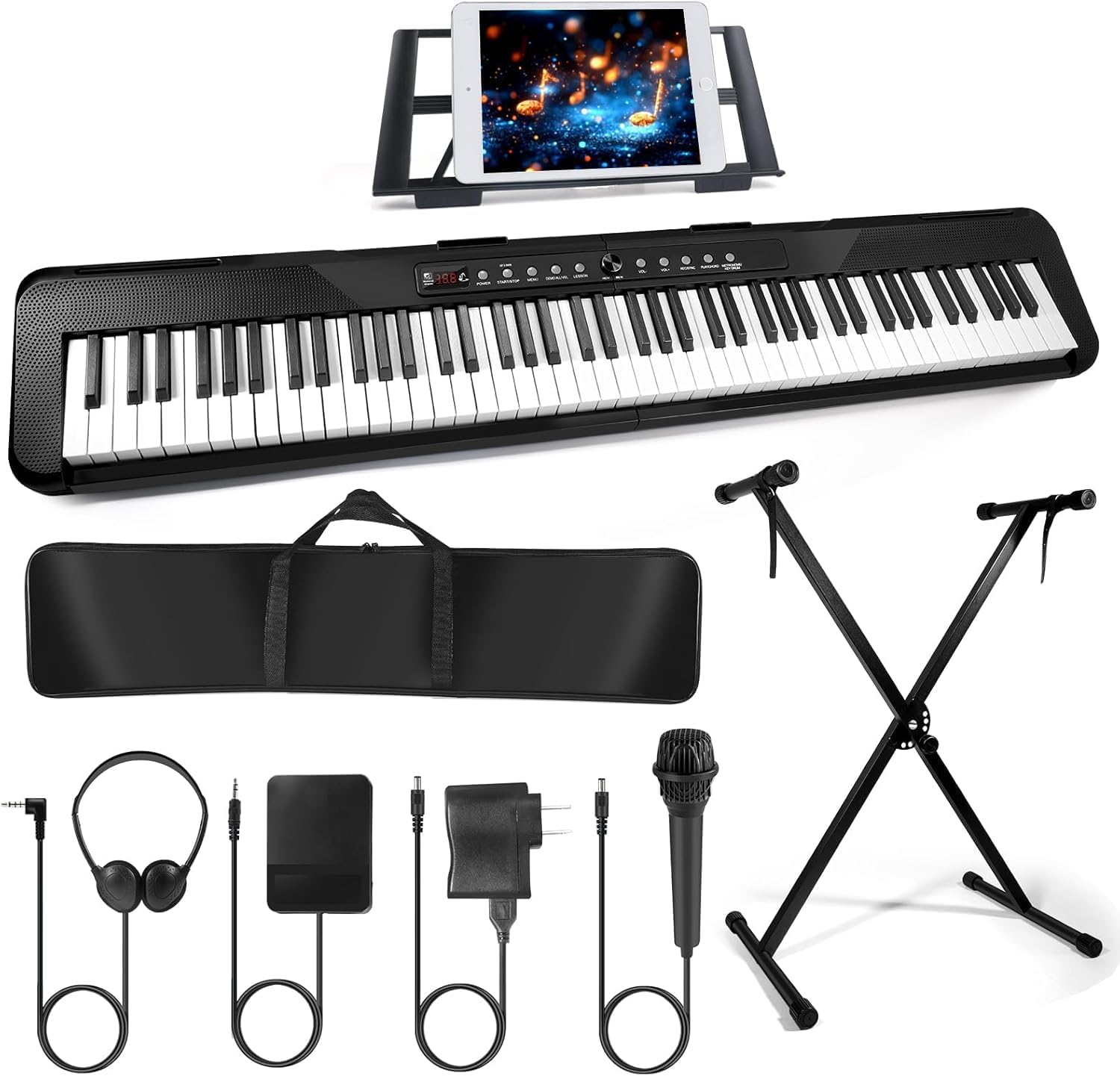 88 Key Electric Digital Piano for Beginners with Accessories