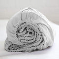 100% Linen Fitted Sheet Queen, 14 in Deep Pocket - Soft Breathable Fit