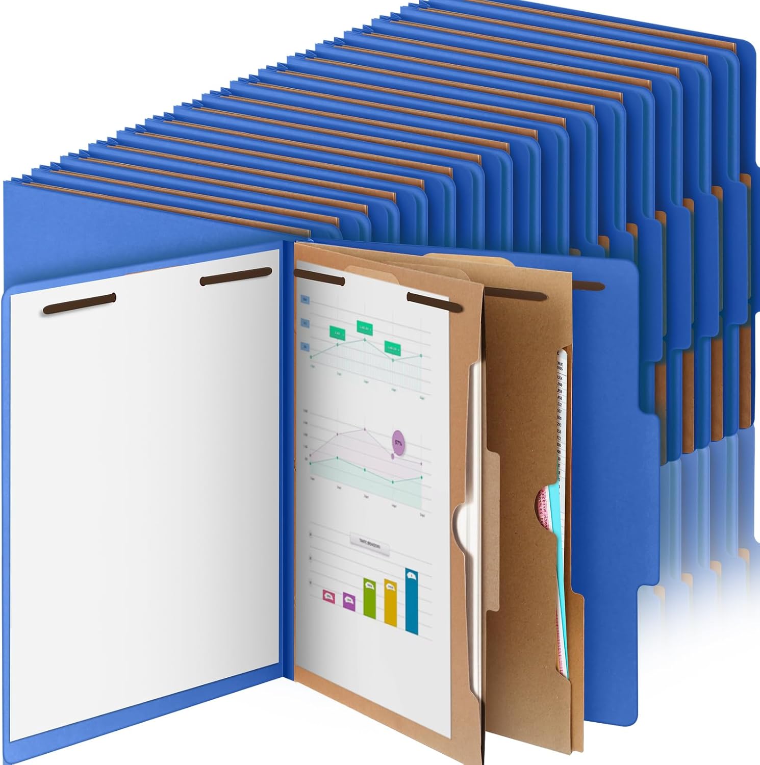 36 Pcs Classification Folders for Effective Document Organization