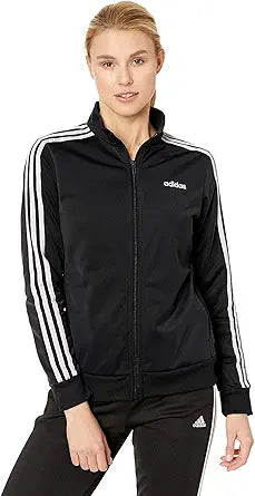 adidas Women's Essentials 3-Stripe Track Jacket for Active Style