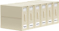 SheetCube Bed Sheet Organizers and Storage 6 Pack - Closet Linen Boxes