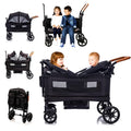 Wagon Stroller for 2 Kids & Cargo - Lightweight Folding Double