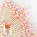 Pink Pearl Cocktail Picks - 200PCS