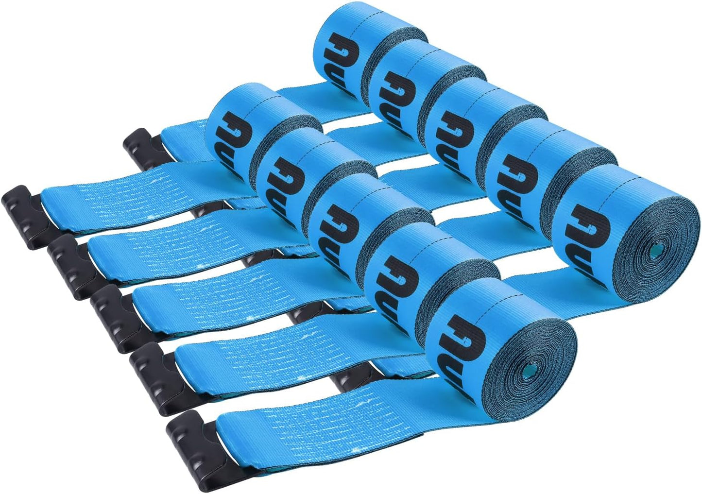 4 in x 30 ft Heavy Duty Tie Down Straps for Flatbed Trailers