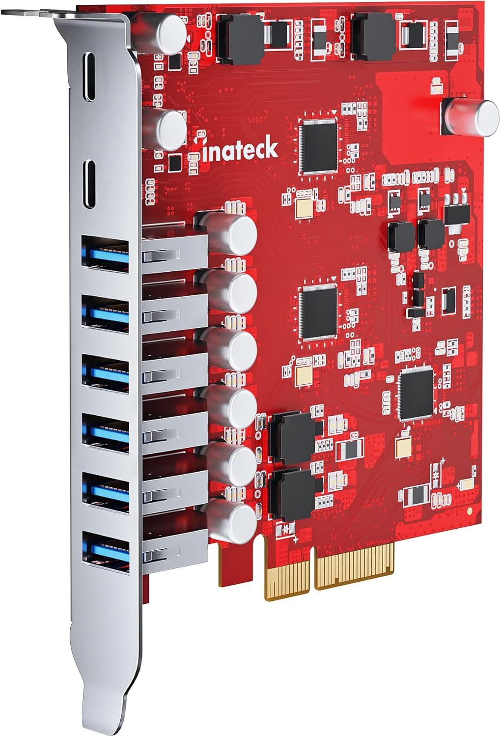 Inateck PCIe to USB 3.2 Gen 2 Extension Card with 16 Gbps Speed