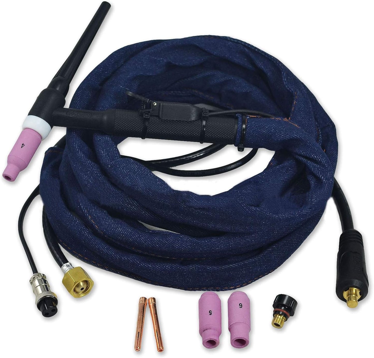 WP-17 SR-17 TIG Welding Torch Complete 150Amp Air-Cooled 12ft