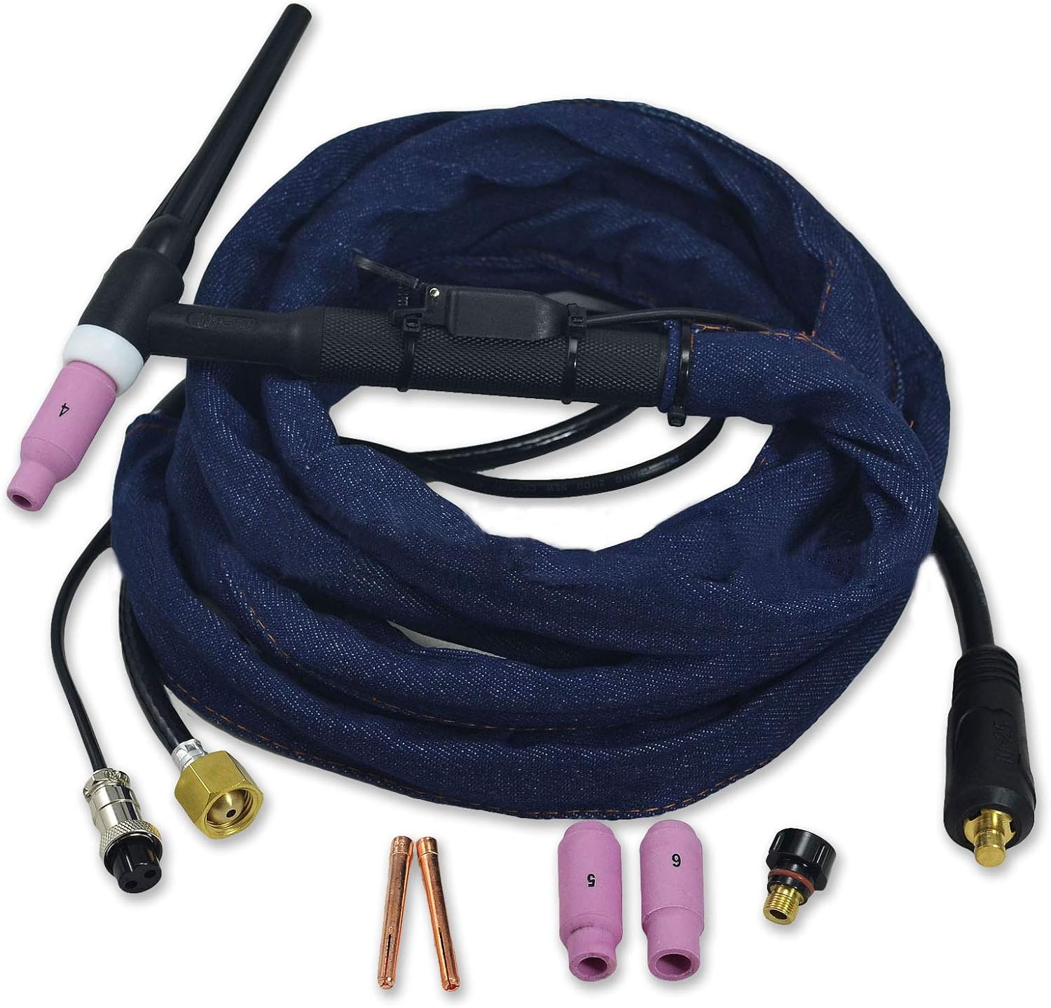 WP-17 SR-17 TIG Welding Torch Complete 150Amp Air-Cooled 12ft