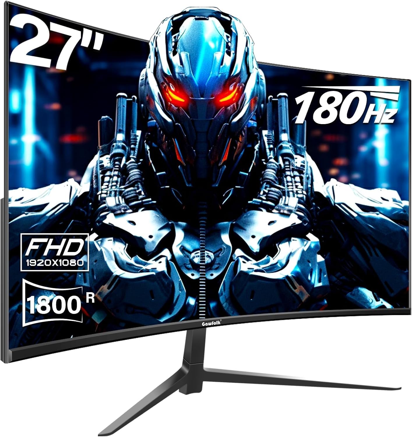 Immersive Gaming Experience: 27 Curved Monitor 180Hz