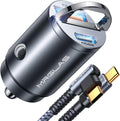 MRGLAS 90W Fast iPhone 16 Car Charger - Compact PD45W & QC45W