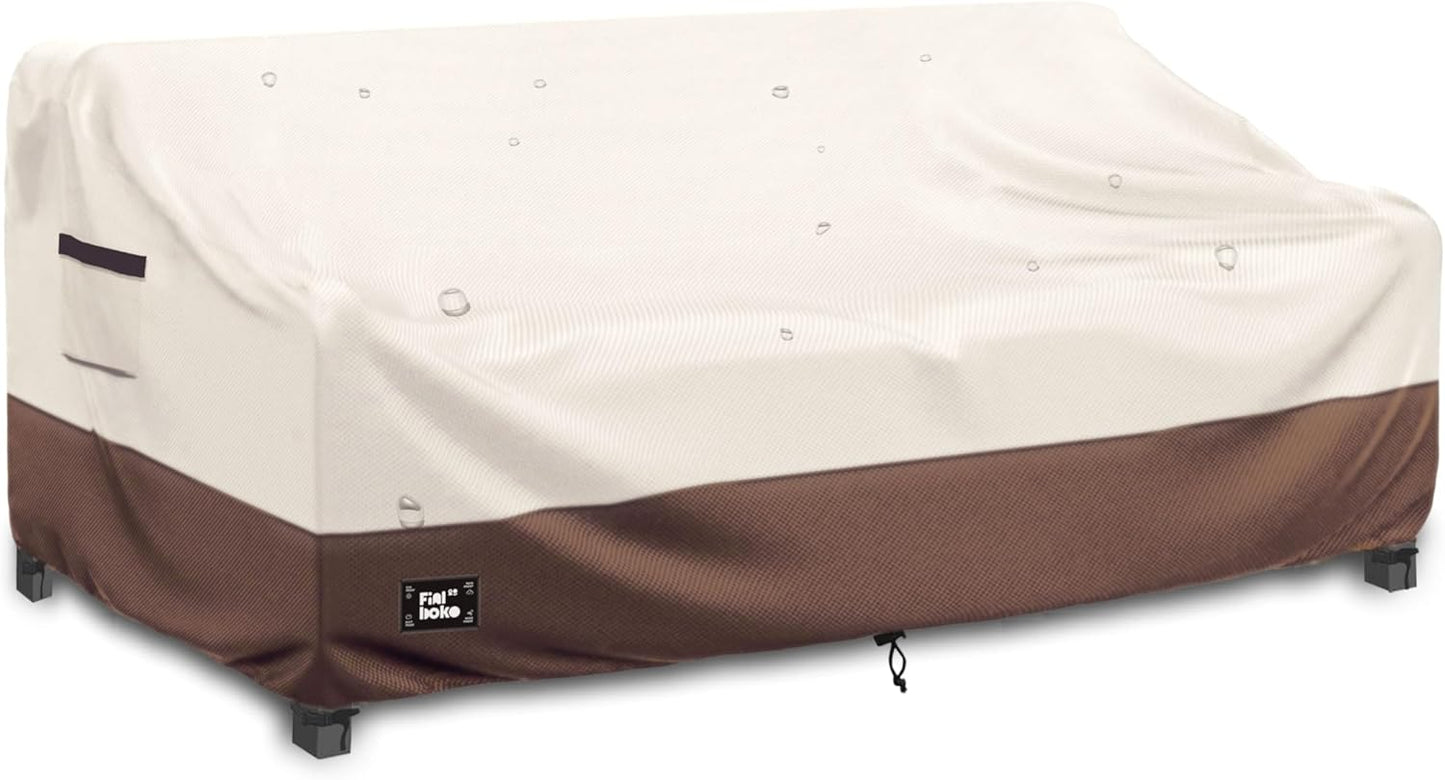 3-Seater Outdoor Couch Cover for Heavy Duty Patio Furniture