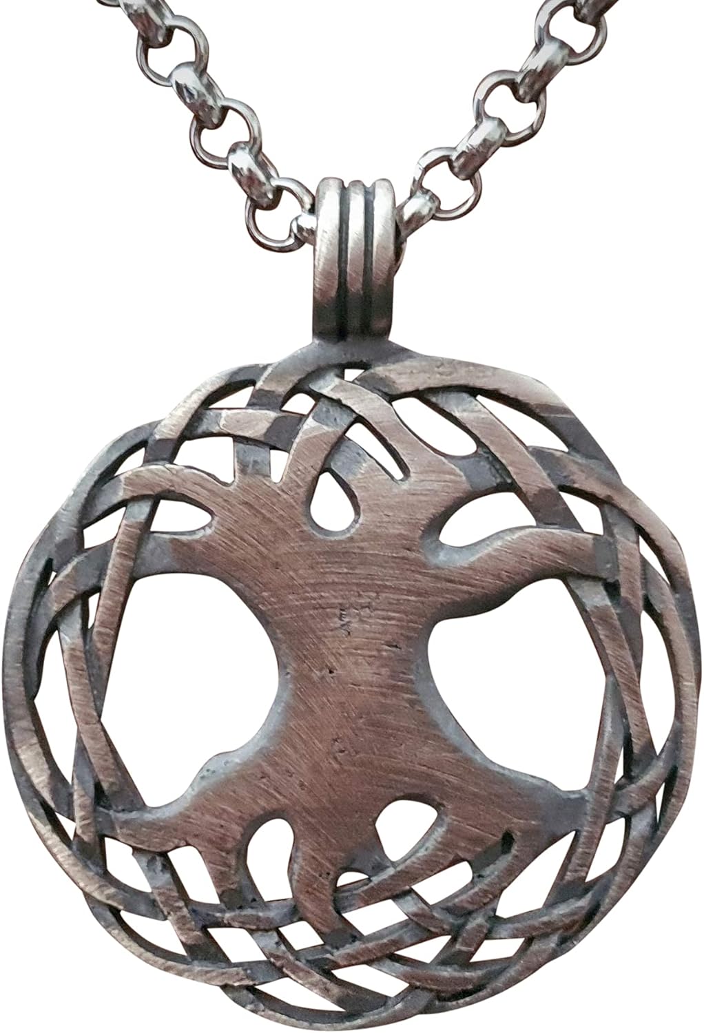Handcrafted Yggdrasil Viking Tree of Life Pendant Necklace