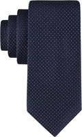Navy Blue Mens Necktie by Calvin Klein - Extra Long 63in