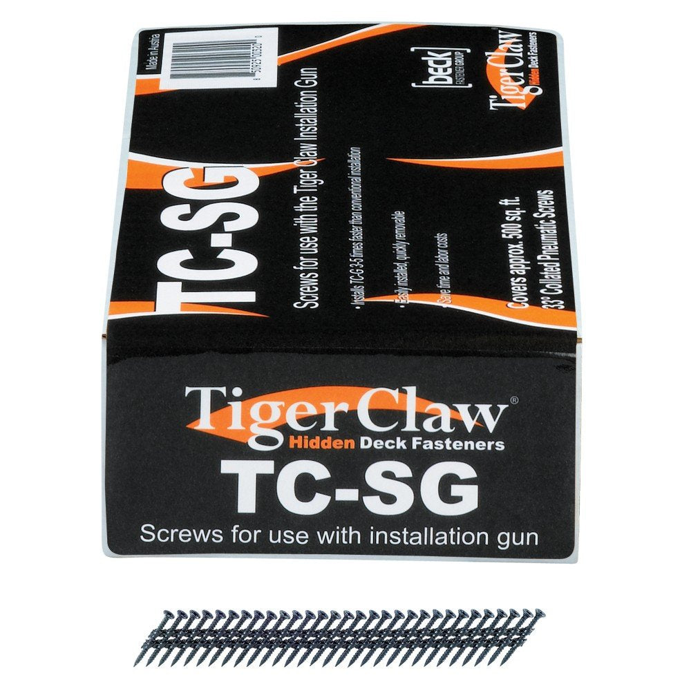 Tiger Claw Coated Steel Pneumatic Scrails Fasteners for Decks