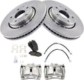 TRQ Front Brake Pad & Rotor Kit Ceramic Compatible with 2016 Mazda