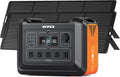 Portable Solar Generator - 2400W Power Station w/ 2 Panels - Outdoor Ready