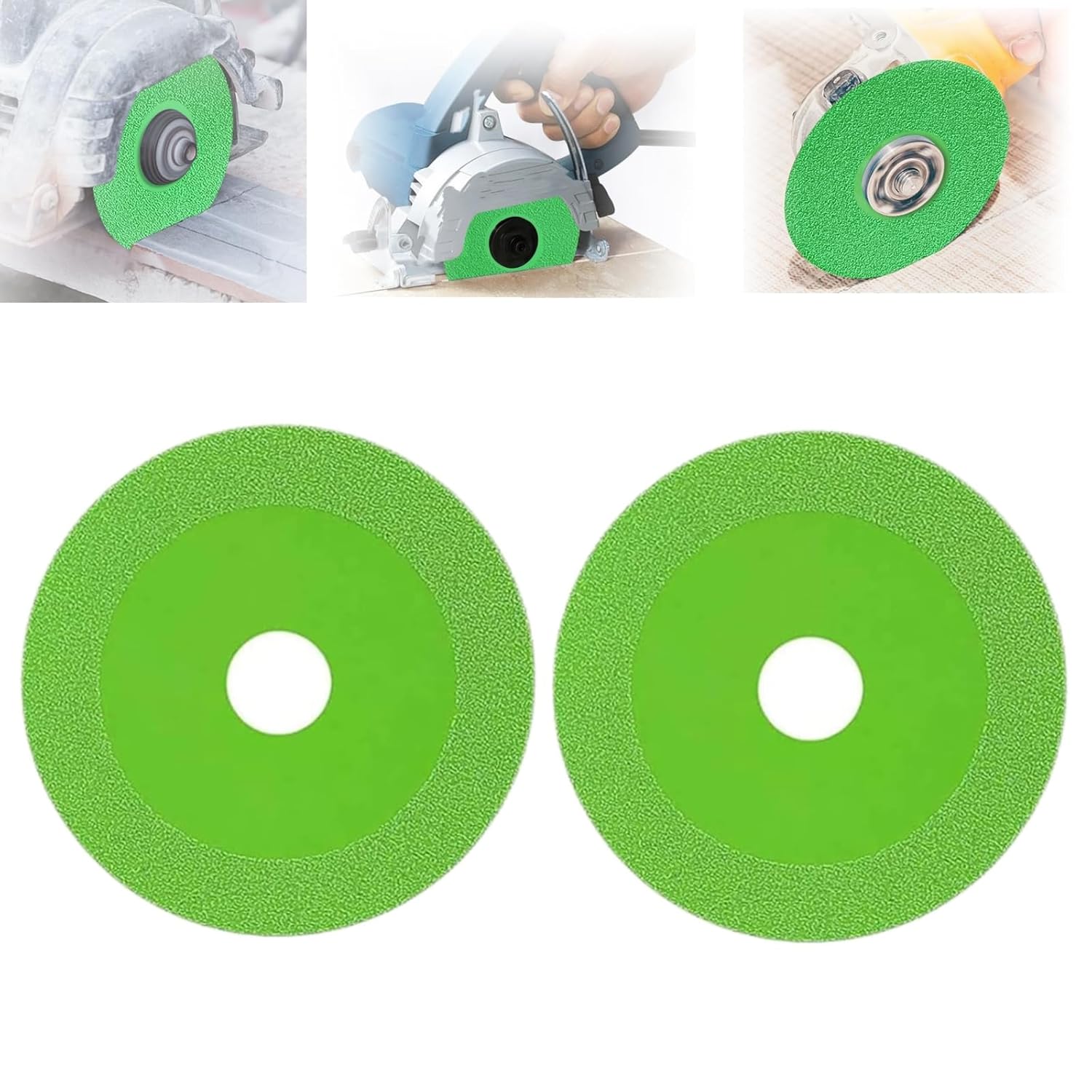 Diamond Glass Cutter Disc - Fine Grit, 4 Blade